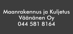 Maanrakennus ja Kuljetus Väänänen Oy logo